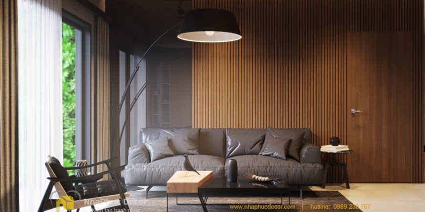 Thiết kế nội thất phòng khách căn hộ