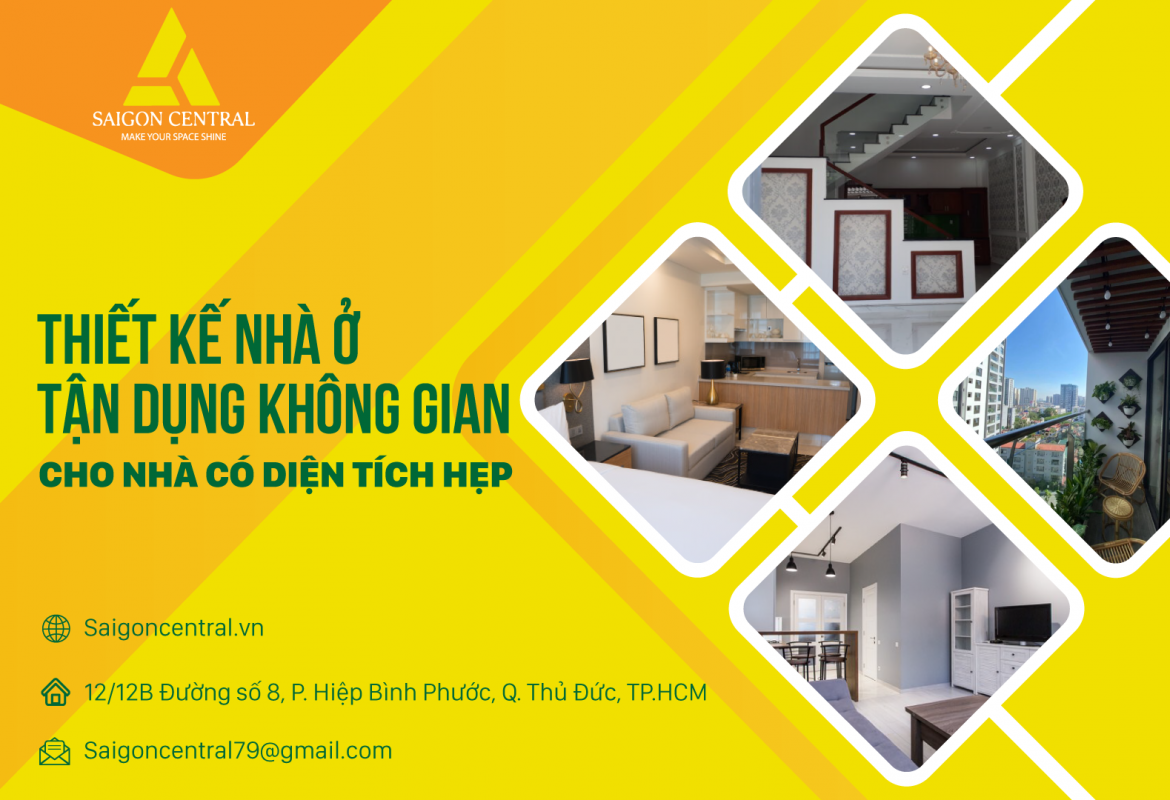 Thiết kế nhà ở tận dụng không gian