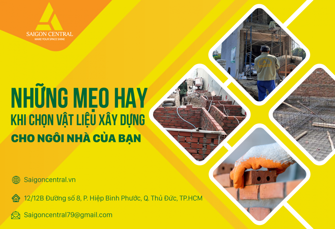 Chọn vật liệu xây