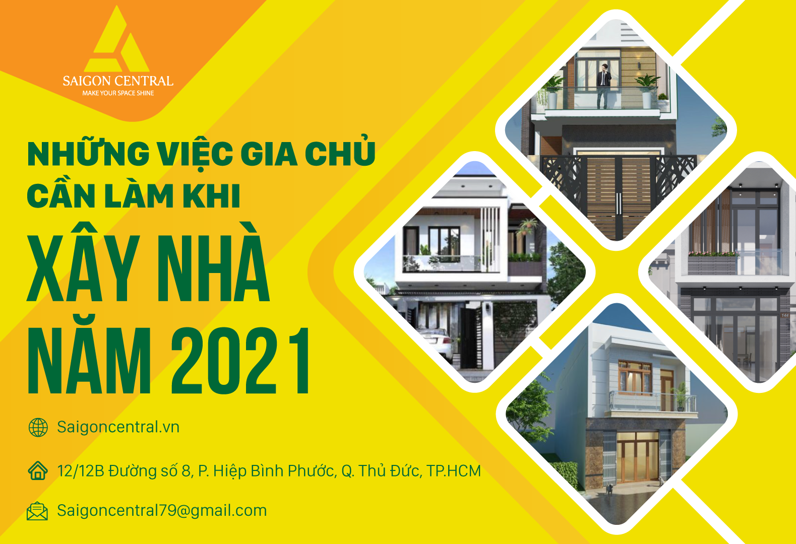 Những việc gia chủ cần làm khi xây dựng nhà năm 2021 