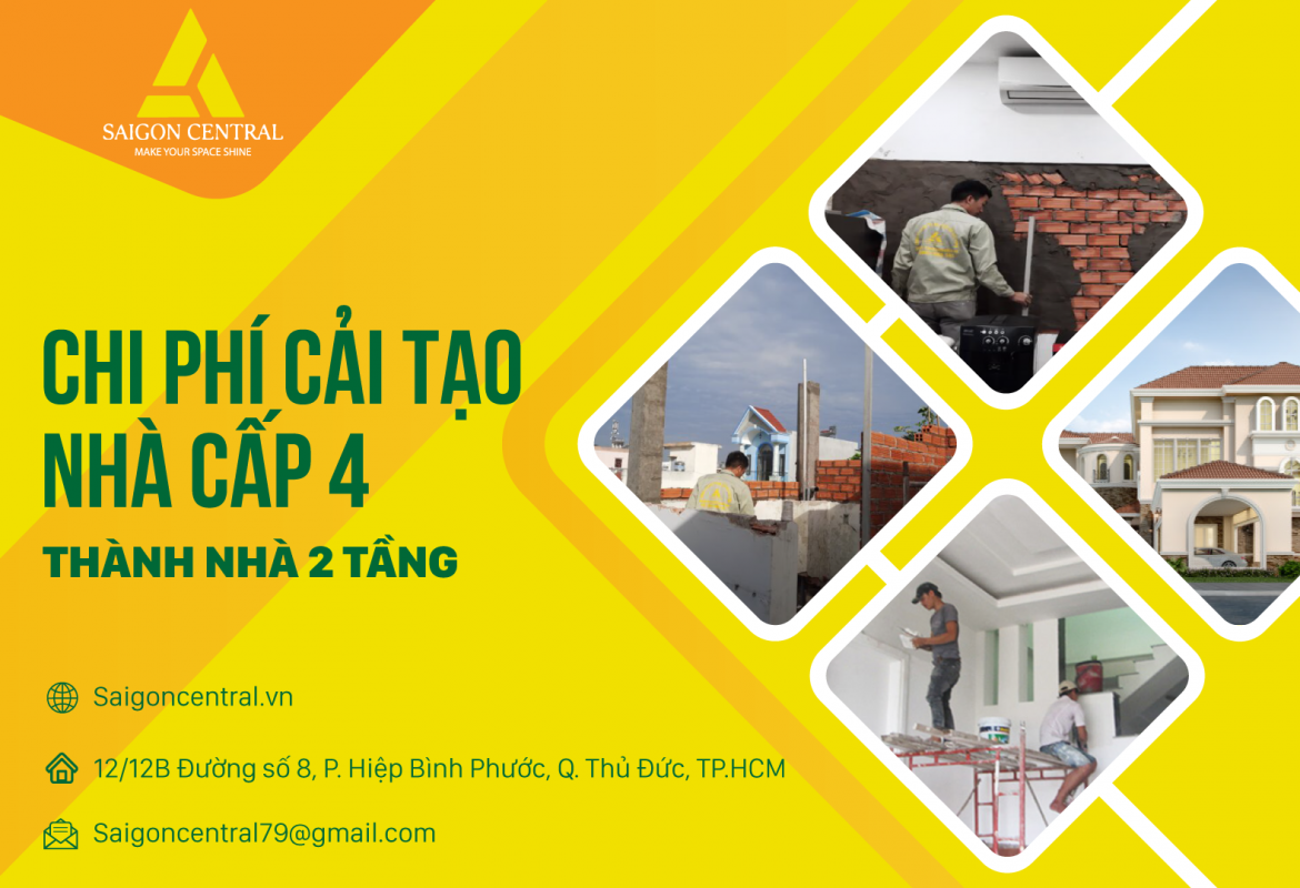 Chi phí cải tạo nhà