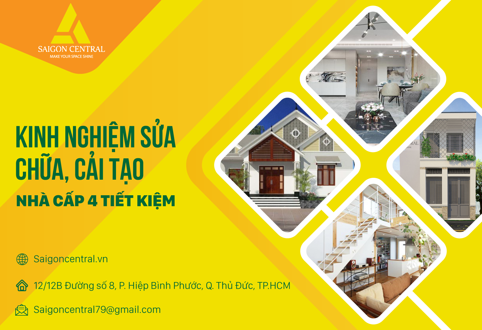 Kinh nghiệm sửa chữa, cải tạo nhà cấp 4 tiết kiệm 