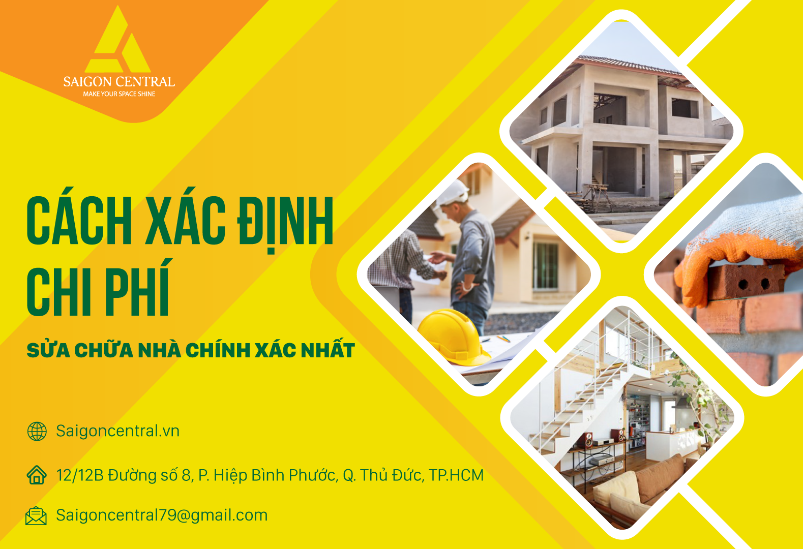 Cách xác định chi phí sửa chữa nhà chính xác nhất 