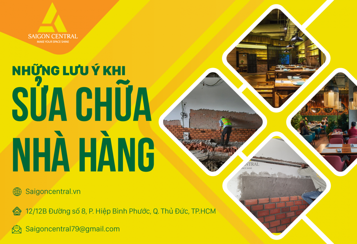 sửa chữa nhà hàng
