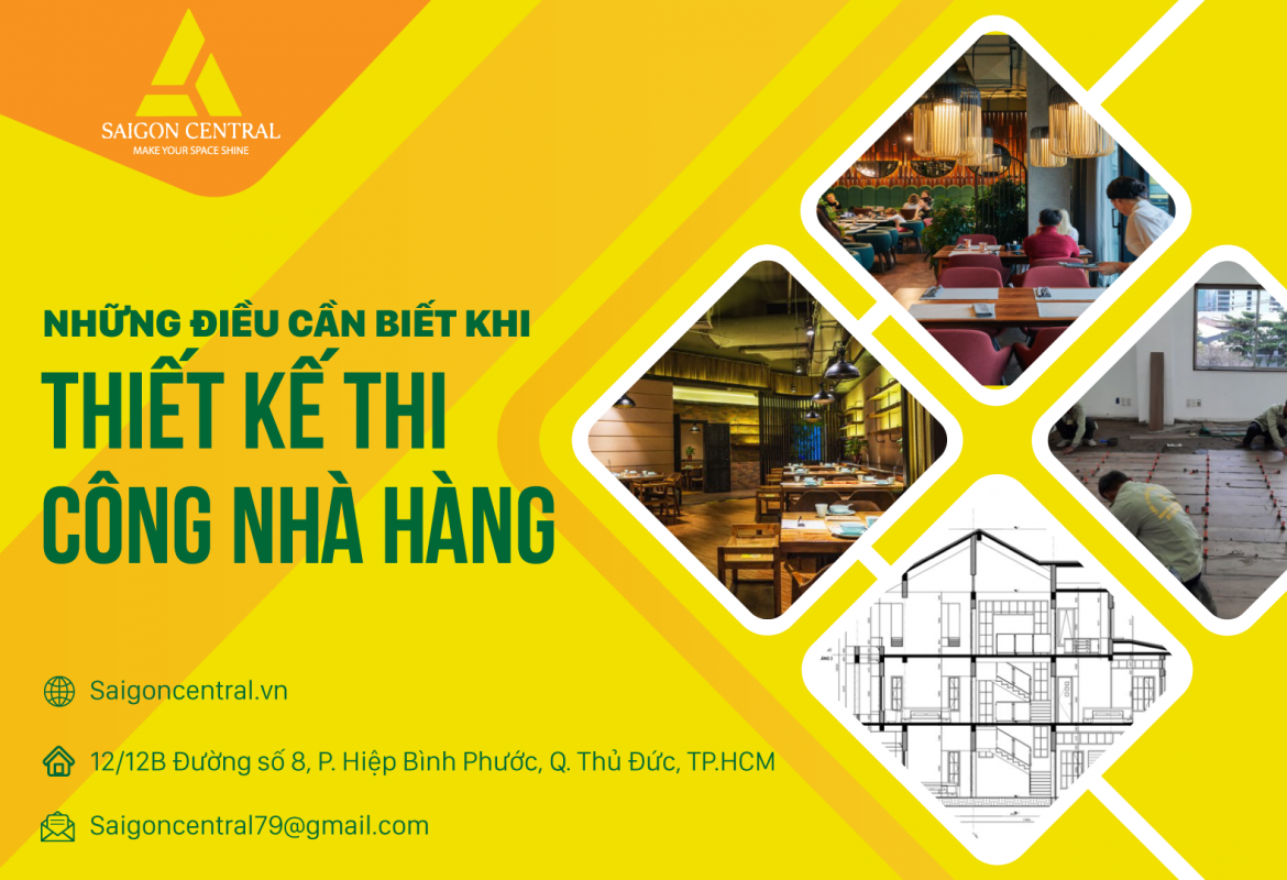 thiết kế thi công nhà hàng