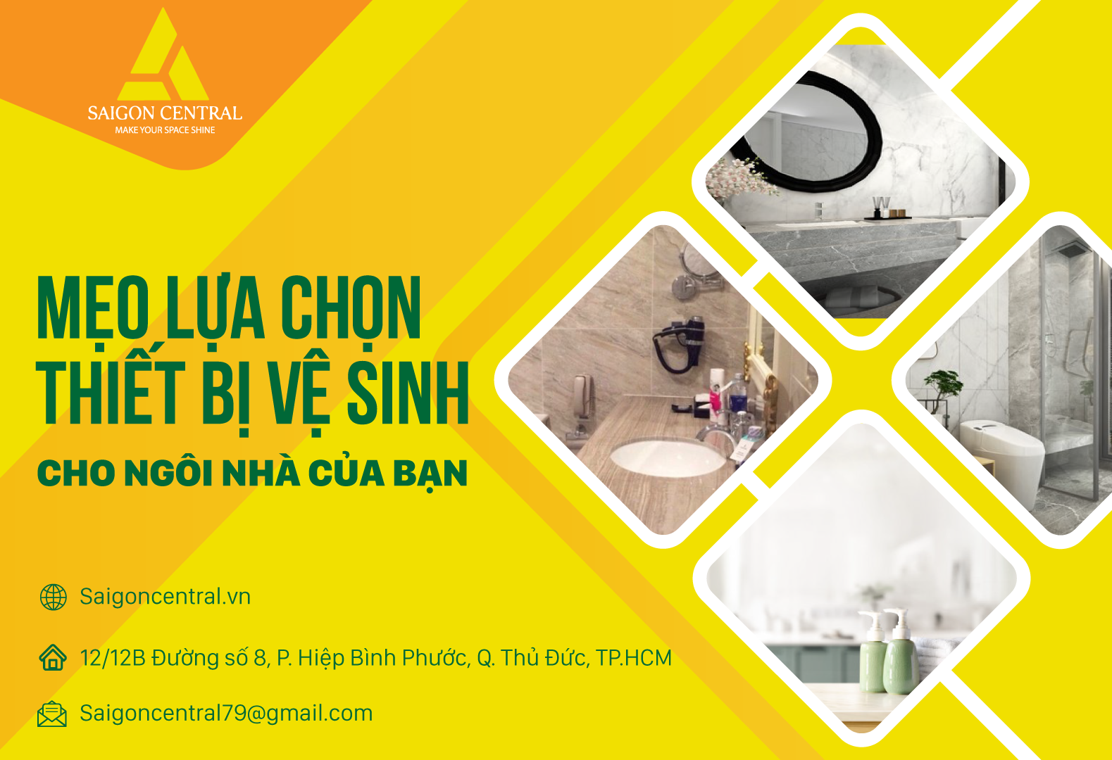 Mẹo chọn thiết bị vệ sinh chất lượng cho ngôi nhà của bạn 