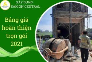 giá hoàn thiện 2021