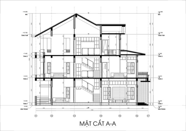 bản vẽ thiết kế nhà 