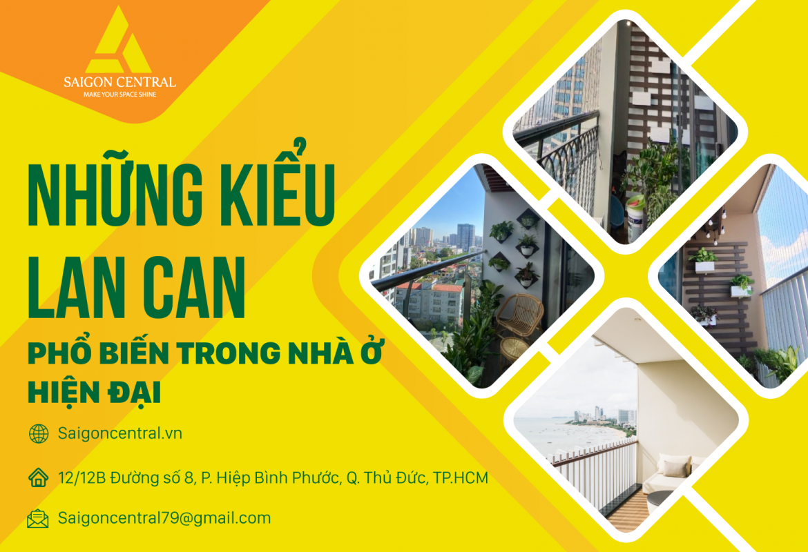 lan can cầu thang