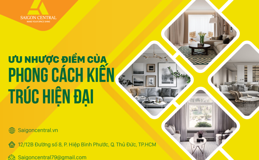Ưu, nhược điểm của phong cách kiến trúc hiện đại