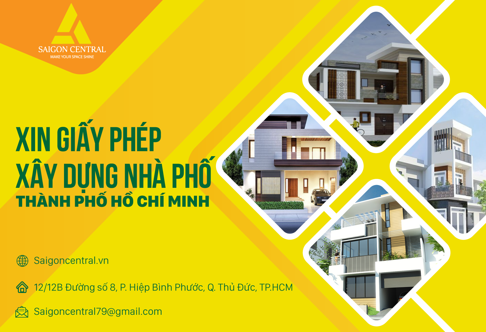 Xin giấy phép xây dựng nhà phố thành phố Hồ Chí Minh 