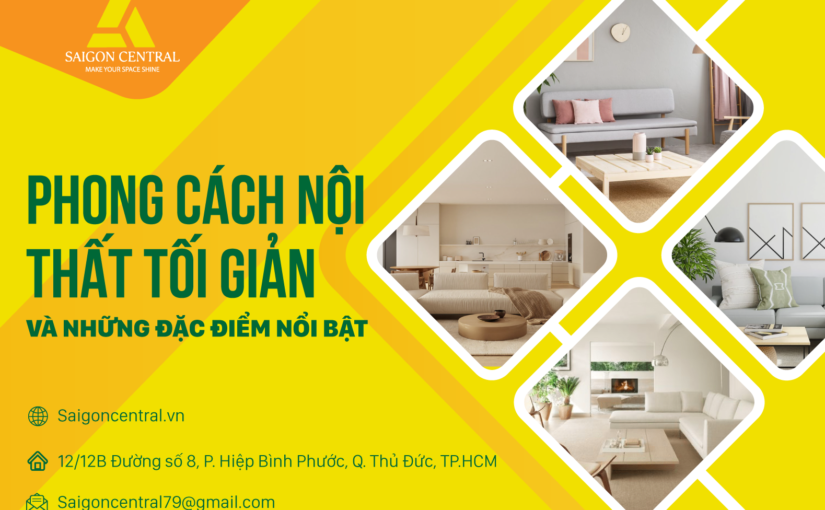 Phong cách nội thất tối giản và những đặc điểm nổi bật