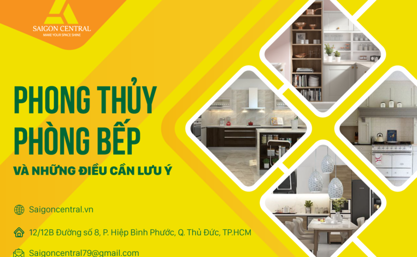 Phong thủy phòng bếp và những điều cần lưu ý