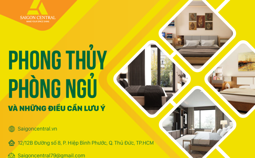 Phong thủy phòng ngủ và những điều cần lưu ý
