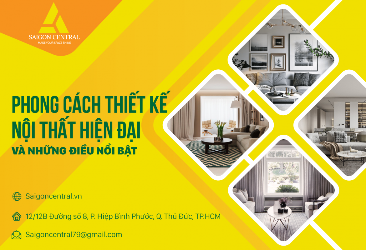 thiết kế nội thất hiện đại