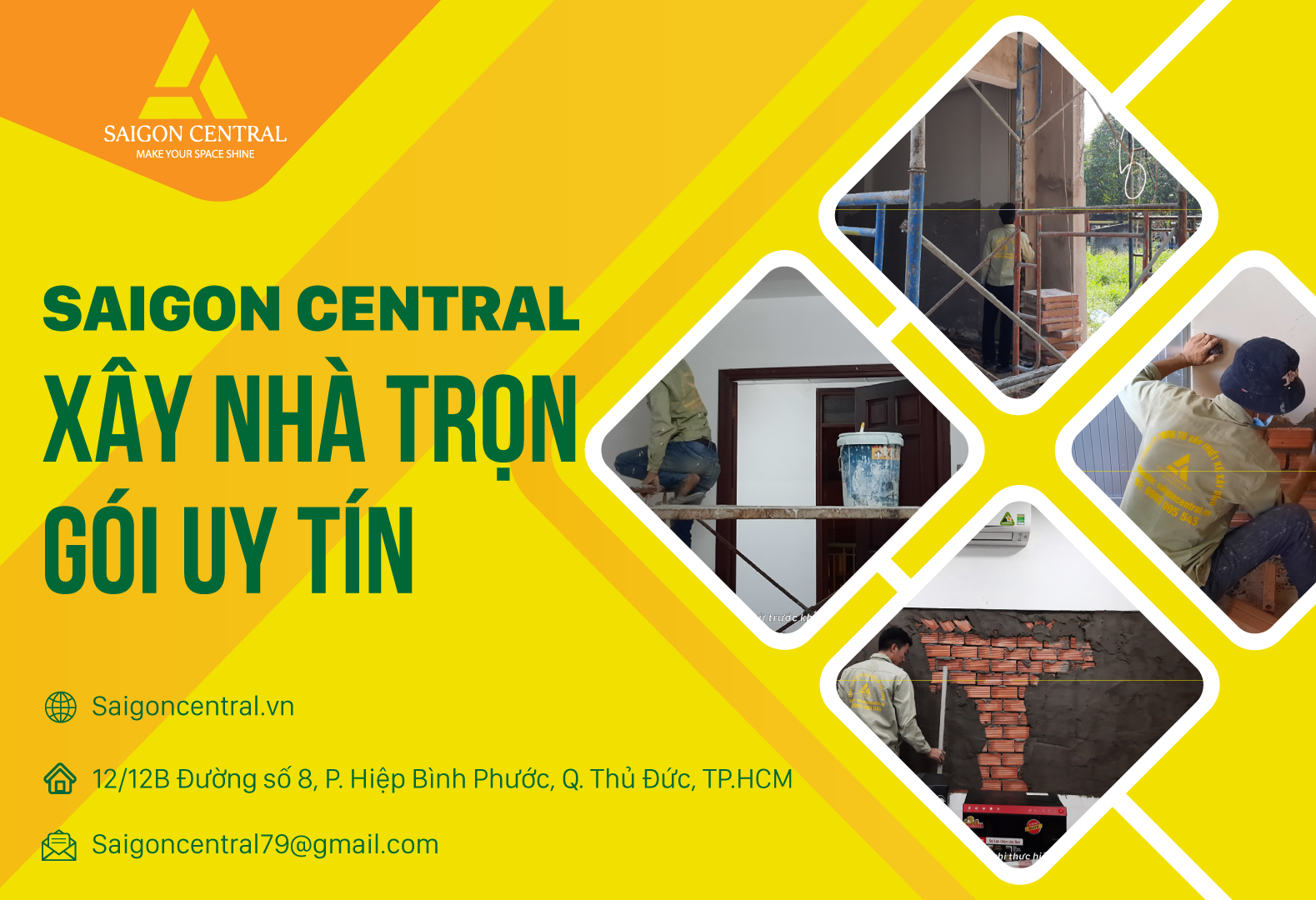 SAIGON CENTRAL – Xây nhà trọn gói uy tín 