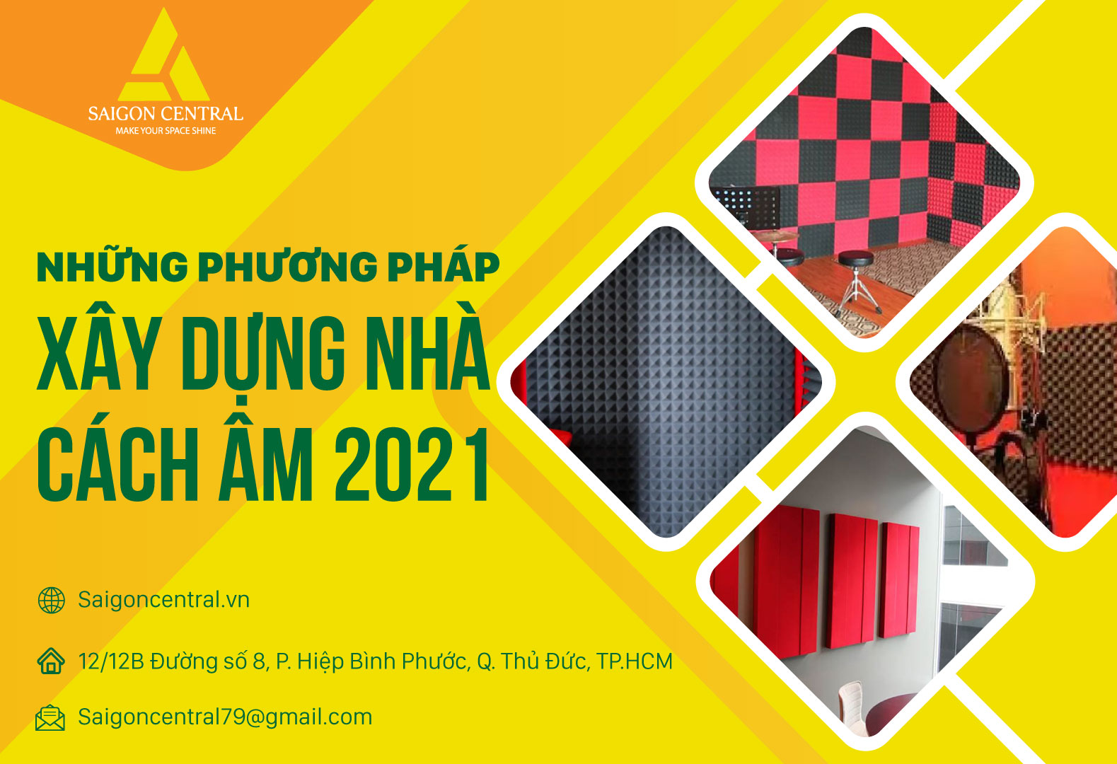 NHỮNG PHƯƠNG PHÁP XÂY DỰNG NHÀ CÁCH ÂM NĂM 2021 