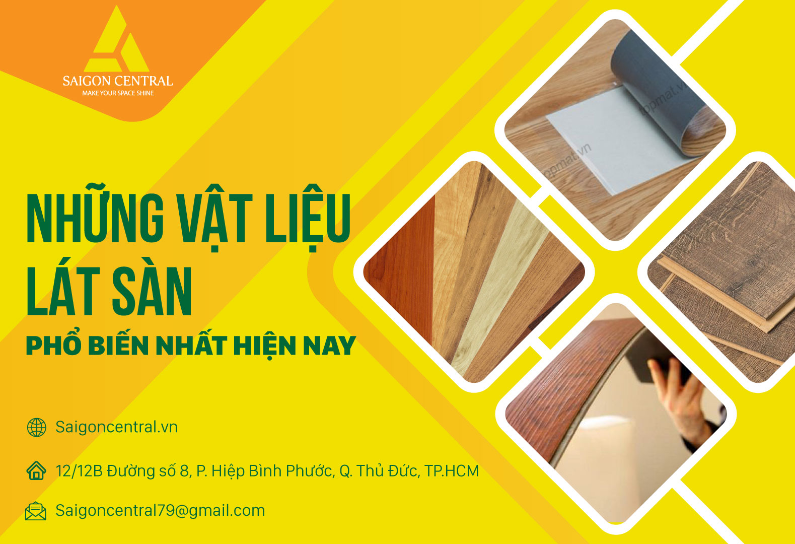 NHỮNG VẬT LIỆU LÁT SÀN PHỔ BIẾN HIỆN NAY 