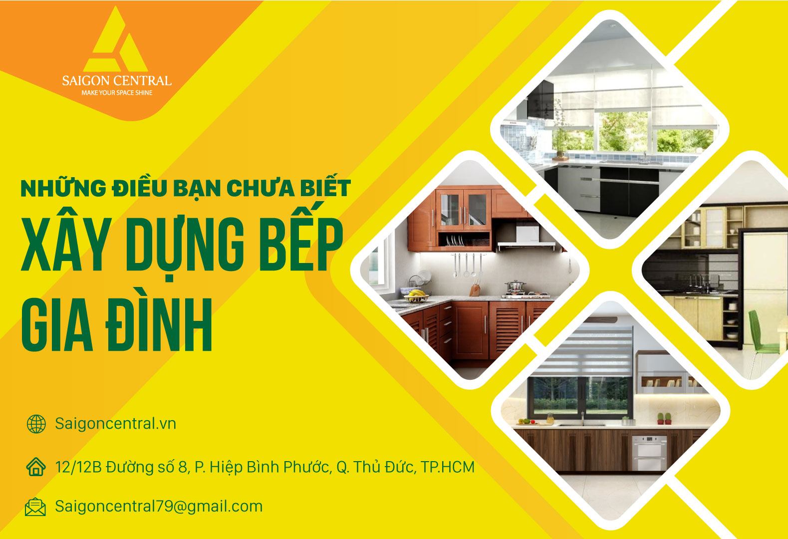 NHỮNG ĐIỀU BẠN CHƯA BIẾT KHI XÂY DỰNG BẾP GIA ĐÌNH 