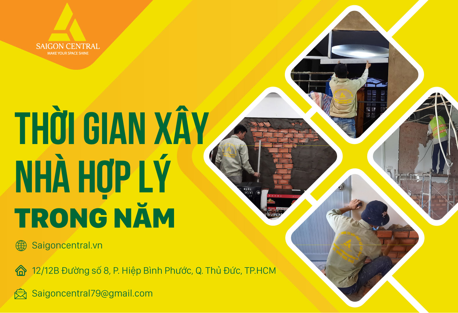 XÂY NHÀ MẤT BAO LÂU? THỜI GIAN XÂY NHÀ HỢP LÝ TRONG NĂM? 