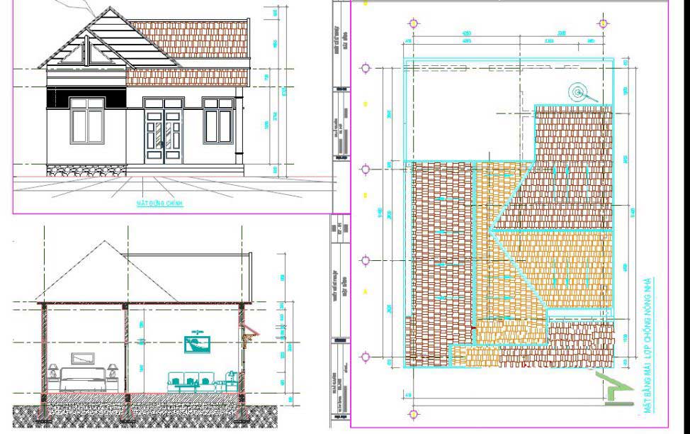Bản vẽ thiết kế nhà 