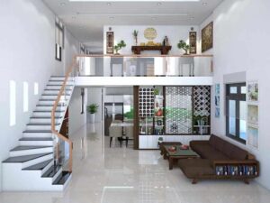 Vị trí đặt phòng thờ