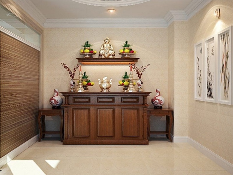 Lưu ý khi thiết kế phòng thờ