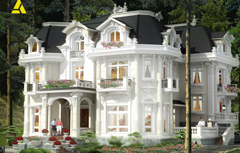 THIẾT KẾ KIẾN TRÚC BIỆT THỰ SANG TRỌNG TẠI QUẬN 9