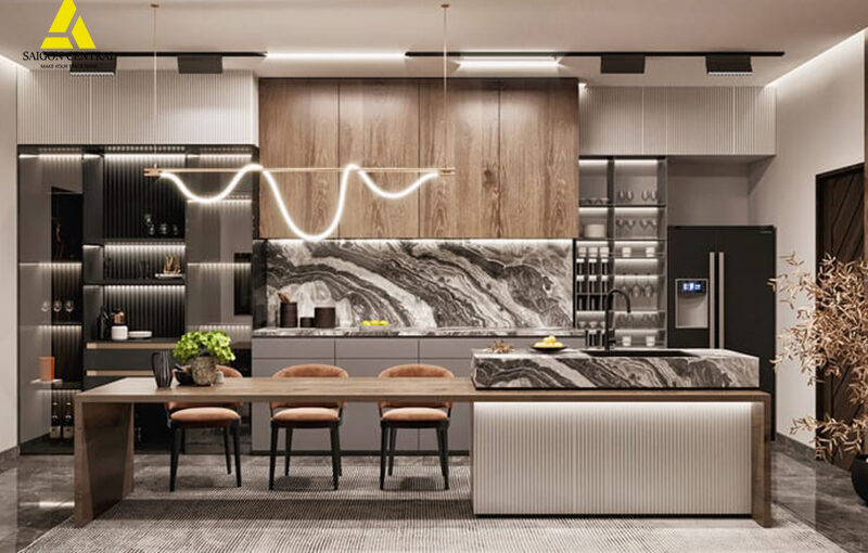 CÓ NÊN ĐẶT BẾP NẤU Ở ĐẢO BẾP KHÔNG?